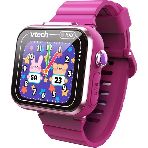 VTech KidiZoom Smartwatch MAX Kinderuhr mit Dual-Kamera Spielen Videos Selfies 1.69 Zoll Touchdisplay Lernuhr ab 5 Jahre