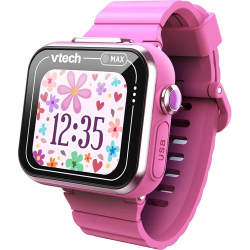 VTech KidiZoom Smartwatch MAX Kinderuhr mit Dual-Kamera Spielen Videos Selfies 1.69 Zoll Touchdisplay Lernuhr ab 5 Jahre