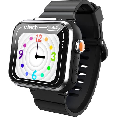 VTech KidiZoom Smartwatch MAX Kinderuhr mit Dual-Kamera Spielen Videos Selfies 1.69 Zoll Touchdisplay Lernuhr ab 5 Jahre