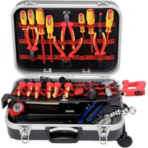 KS Tools Premium Elektriker-Werkzeugkoffer, Nylontasche, 132-tlg