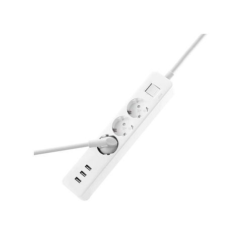 Xiaomi Mi Power Strip Verlngerungskabel 1,4 m 3 AC-Ausgnge Drinnen Wei
