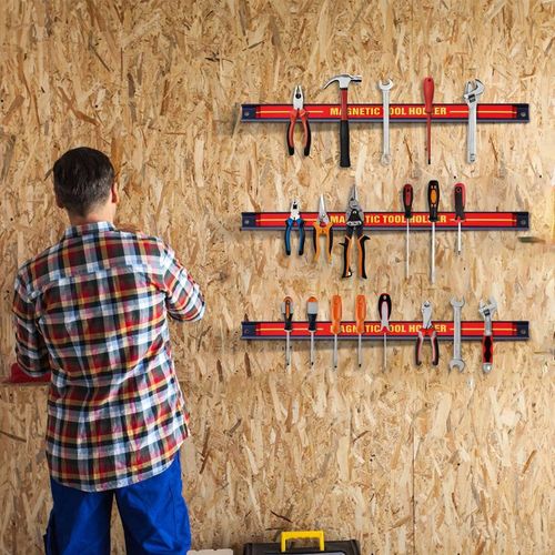 3 x Magnet Werkzeughalter Wand Magnetleiste Set Magnetleiste 46 cm