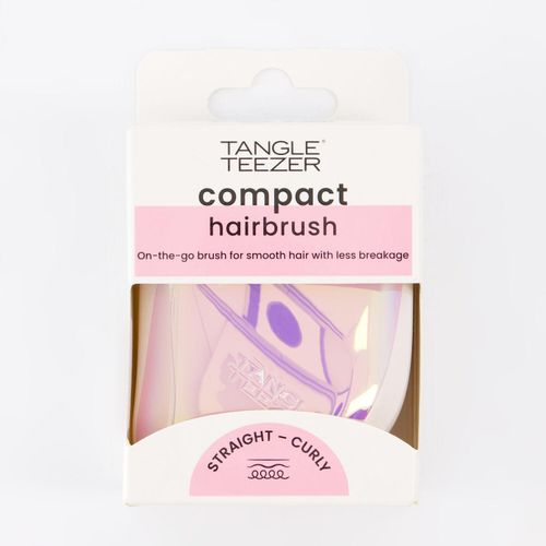 Rosafarbene Compact Haarbürste