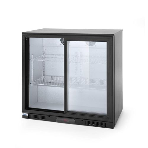 HENDI Bar Kühlschrank mit Schiebetüren - 228 L