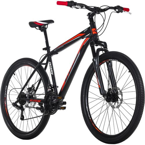 KS Cycling Mountainbike Hardtail 26 Zoll Catappa schwarz-rot