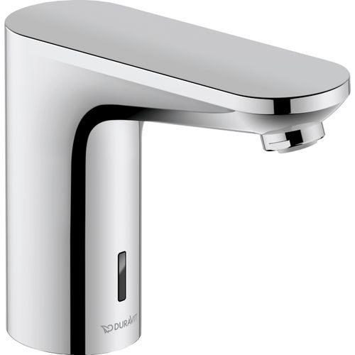 Duravit Sensor 1 Elektronik-Waschtischarmatur, Netzanschluss, Chrom Hochglanz, SE1090007010