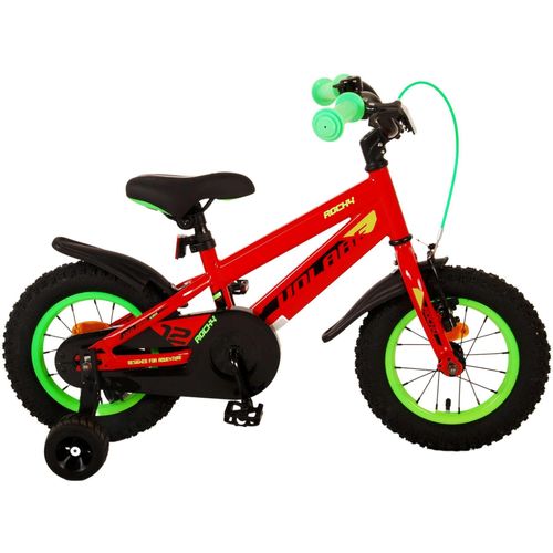 Volare Rocky Kinderfahrrad – Jungen – 12 Zoll – Rot