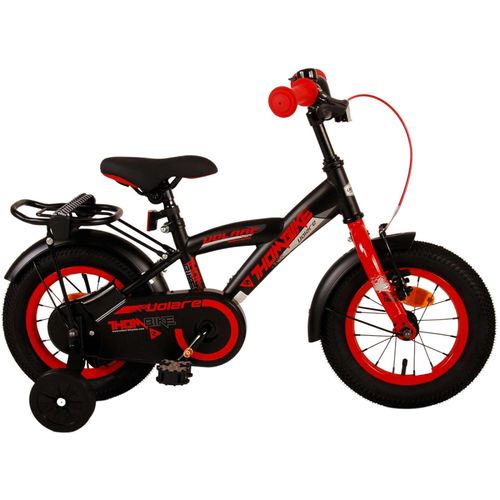 Volare Thombike Kinderfahrrad – Jungen – 12 Zoll – Schwarz Rot