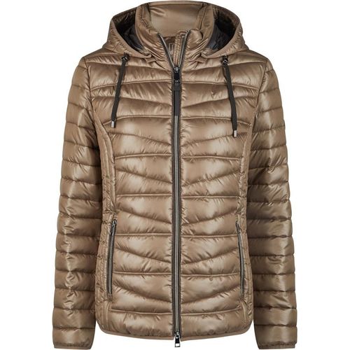 Jacke Stepp mit Kapuze 346 nougat Größe 44