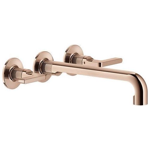 Gessi Inciso- Farbset für 2-Griff-Waschtisch-Armatur mit Hebel-Griffen mit Auslauf 235-255 mm, ohne Ablaufgarnitur, 58092030