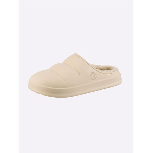 Pantolette HEINE, Damen, Gr. 40, beige, Schuhe