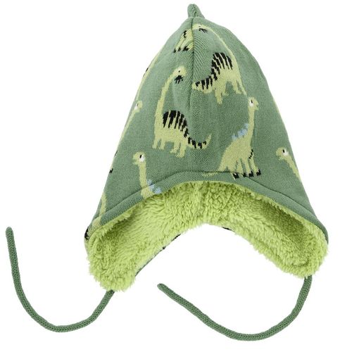 Baby Mütze mit Dino-Motiv
