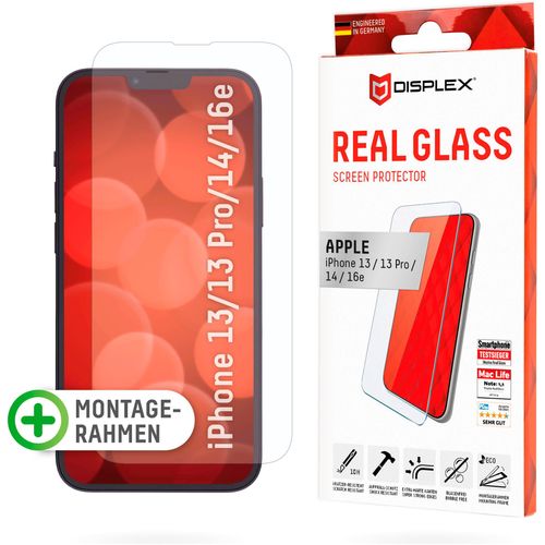 Displex Displayschutzglas »Real Glass - iPhone 14«, für Apple iPhone 13/13 Pro-Apple iPhone 14-Apple iPhone 16e
