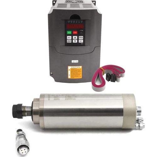 Wassergekühlter Spindelmotor, 2,2 kW Leistung, Inverter enthalten, VFD HINZUFÜGEN, 220V-a