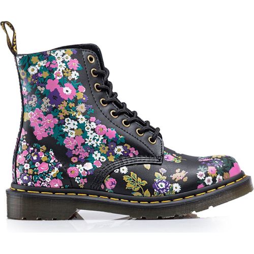 Dr. Martens 1460 Pascal Vintage Floral Klassische Spitzen BT Stiefeletten In Schwarz Blume – 6,5 UK - 40 EU - 8,5 US / Schwarze Blume