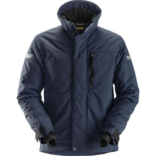 Snickers AllroundWork 37.5® gefütterte Arbeitsjacke Navy-Schwarz-XS
