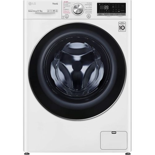 Waschtrockner 9 kg Waschen 6 kg Trocknen Serie 7 AquaLock Weiß LG V7WD96H1A