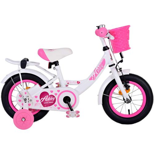 Volare Ashley Kinderfahrrad – Mädchen – 12 Zoll – Weiß
