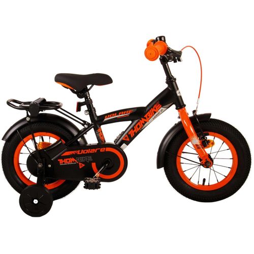 Volare Thombike Kinderfahrrad – Jungen – 12 Zoll – Schwarz Orange