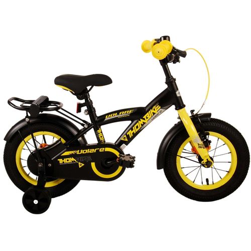 Volare Thombike Kinderfahrrad – Jungen – 12 Zoll – Schwarz Gelb