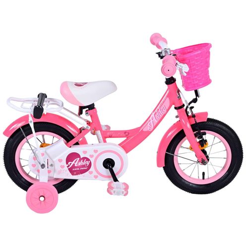 Volare Ashley Kinderfahrrad – Mädchen – 12 Zoll – Rot/Rosa