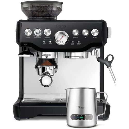 Sage Siebträgermaschine Espressomaschine,Espressokocher mit Milchsystem,Siebträger,Edelstahl, Siebträgermaschine,Kaffeemaschine,Kaffeevollautomat
