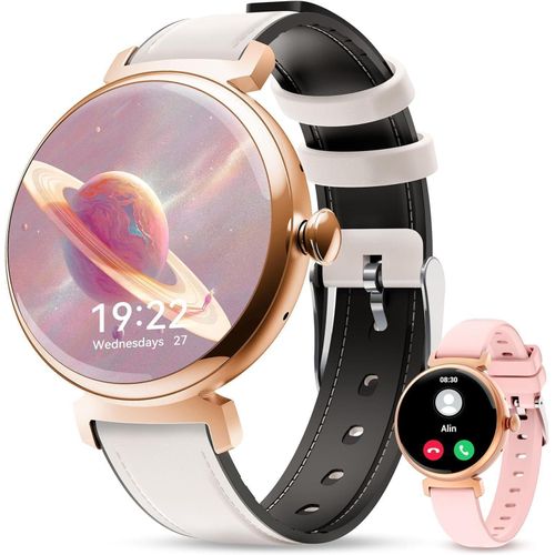 JUNG Oukitel Smartwatch Damen & Herren Fitnessuhr, mit Bluetooth Smartwatch (2,64 cm/1,04 Zoll) Telefon Funktion, 100+ Trainingsmodi