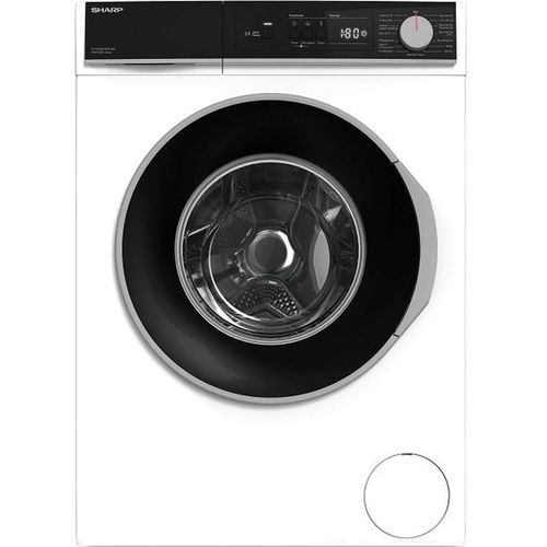 Waschmaschine 8kg Weiß AquaStop DoubleJet LED-Display A Sharp ES-NFA814BW1NA-DE