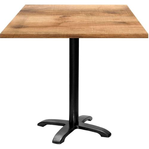 Tisch 70 x 70 cm – Modell Bazila, helles Tannin