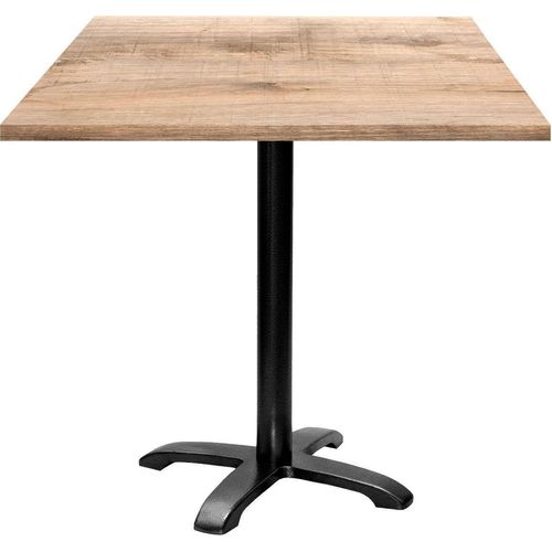 Tisch 70 x 70 cm – Modell Bazila mit natürlichem Tannin