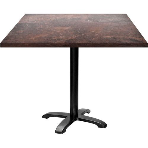 Tisch 90 x 90 cm – Modell Bazila Rock Rust