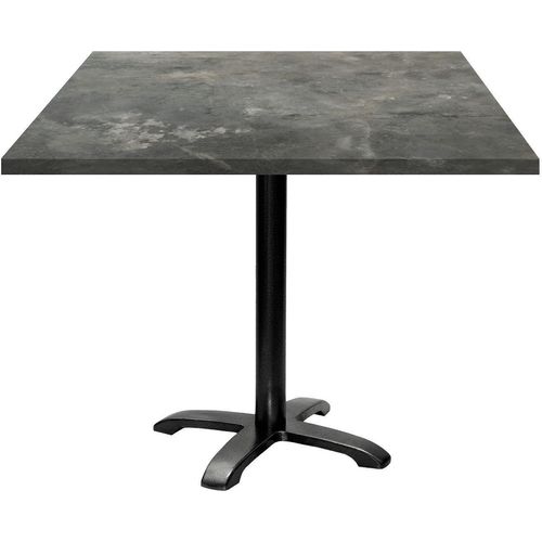 Tisch 90 x 90 cm – Modell Bazila aus metallischem Stein