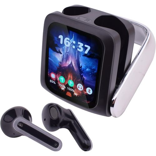 In-Ear-Kopfhörer, mit Touchscreen Bluetooth kabellos mit Bildschirm schnurlose drahtlose Ohrhörer Bluetooth für iPhone Android Ohr Earphone Kopfhoerer