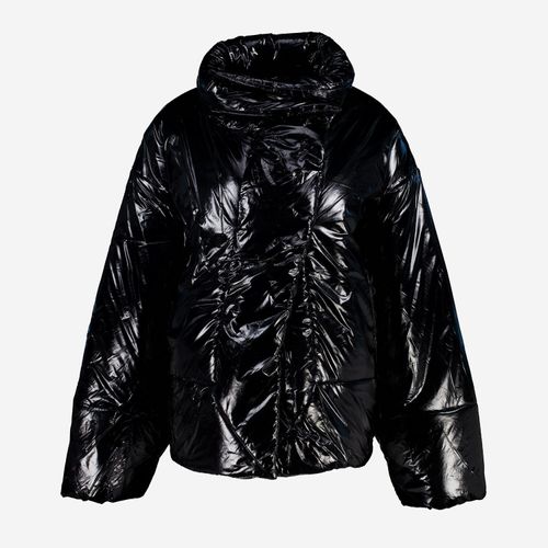 Schwarze Pufferjacke Image