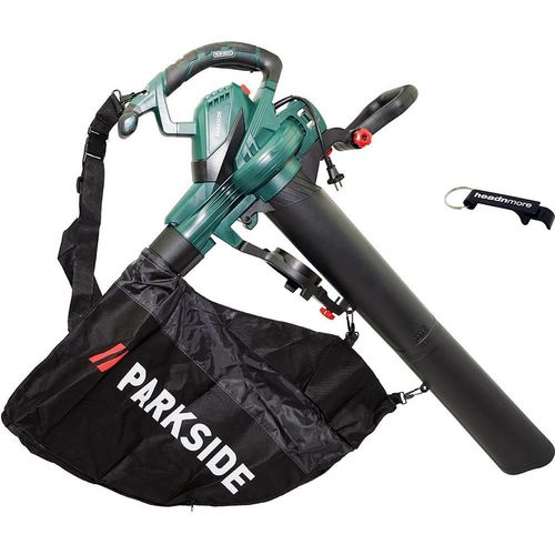 PARKSIDE® Elektro Laubsauger Laubbläser PELSB 3000 +HEADNMORE® Schlüsselanhänger im HEADNMORE® Bundle