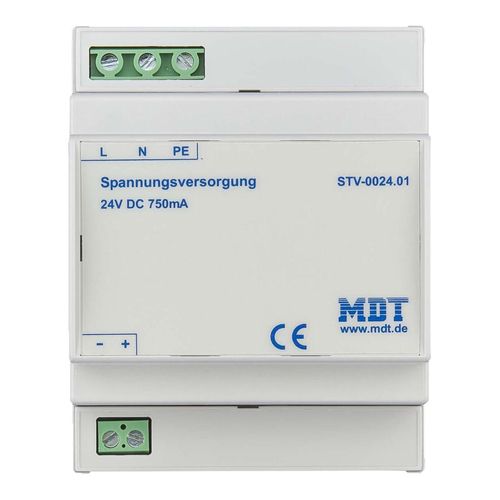 MDT technologies Spannungsversorgung 4TE REG,750mA,24VDC SELV STV-0024.01)