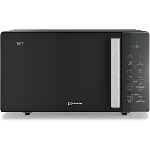 Bauknecht Standmikrowelle MW254SM 25 Liter Quarz-Grill Dampfgarfunktion Joghurt-Funktion schwarz