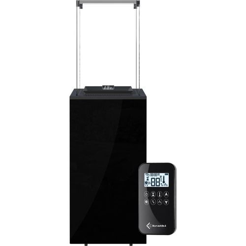 Terrassenheizer Patio Mini Glas schwarz automatische Steuerung 8,2kW