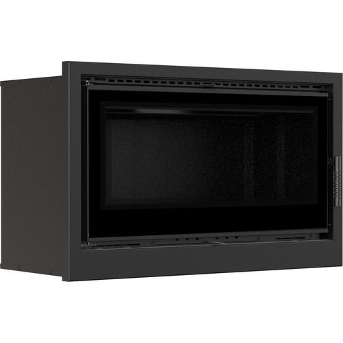 Kamin-Kassette KRATKI ARKE 95 14 kW Ø 200 schwarz Verkleidung