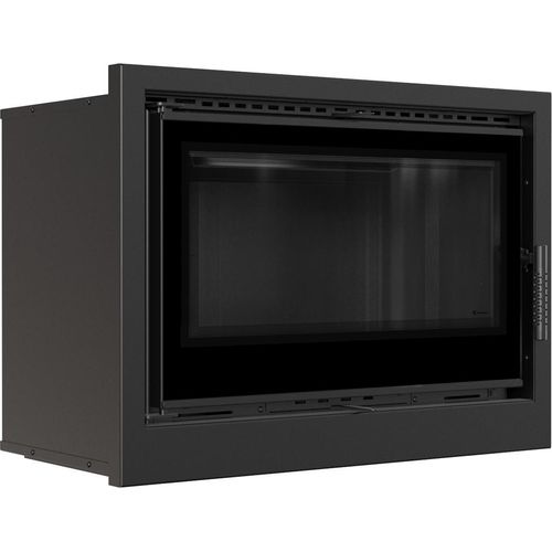 Kamin-Kassette KRATKI ARKE 80 12 kW Ø 200 schwarz Verkleidung