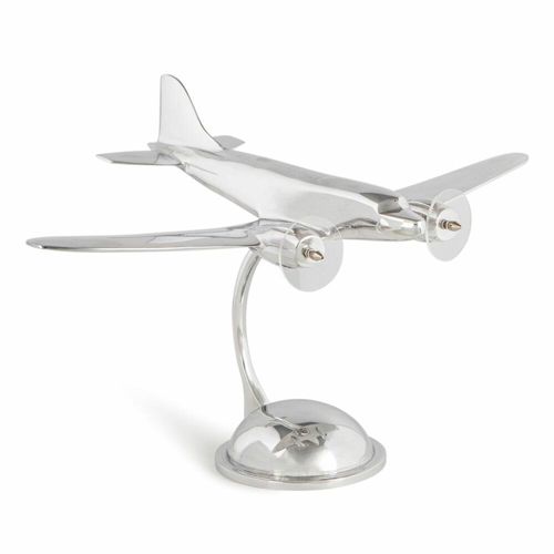 Authentic Models Flugzeug-Modell Desktop DC-3, Schreibtischdeko, Aluminium, AP105