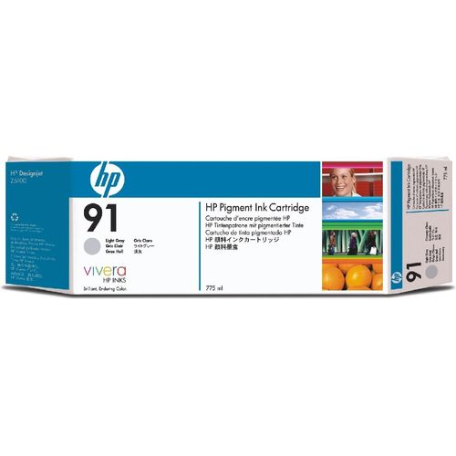 Tintenpatrone Original HP C9466A grau Packung mit 10 Stück