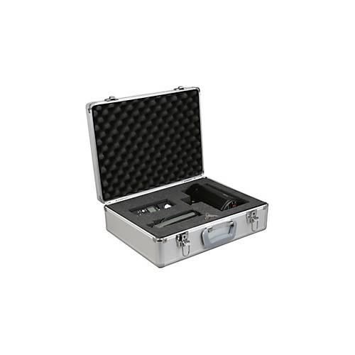 Koffer Alumaxx Stratos III, multifunktional, herausnehmbare Schaumstoff-Einlage, Tragegriff, abschließbar, B 365 x T 140 x H 460 mm, Aluminium, silber