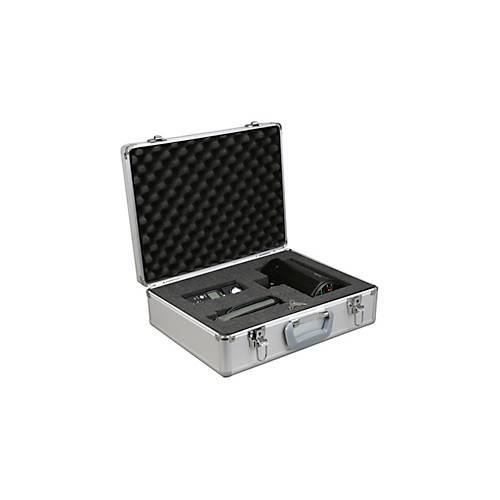 Koffer Alumaxx Stratos I, multifunktional, herausnehmbare Schaumstoff-Einlage, Schultertrageriemen, Tragegriff, abschließbar, Aluminium, silber