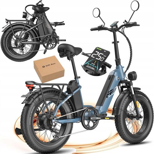 FF20 Polar Klappbares E-Bike 20 Zoll Fatbike 45km/h S-Pedelec 150km Reichweite Zulassungsfähig