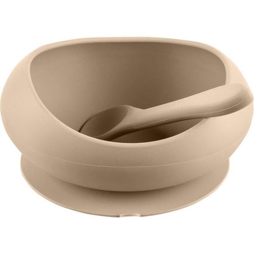 Zopa Silicone Tableware Set service de table Sand Beige 1 pcs