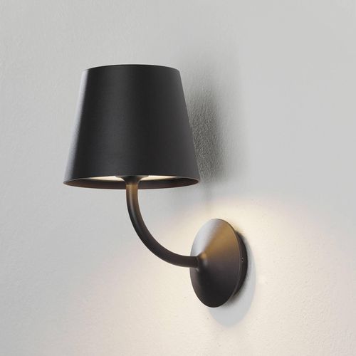 LED-Außenwandleuchte Justin in Schwarz
