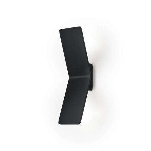 LED-Wandleuchte Ada, schwarz, Aluminium, 2-flammig