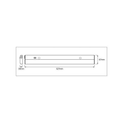 OSRAM LED-Sensor-Unterbauleuchte LINEAR FLAT, 4.000 K silber