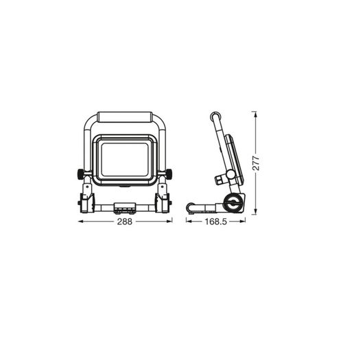 OSRAM LED-Arbeitsleuchte VALUE, 30 W, schwarz, IP54, 6.500 K